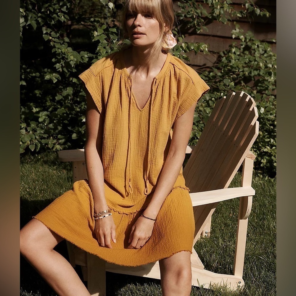 Saturday Sunday by Anthropologie Women’s Lydia Yellow Ombré Tunic Dress